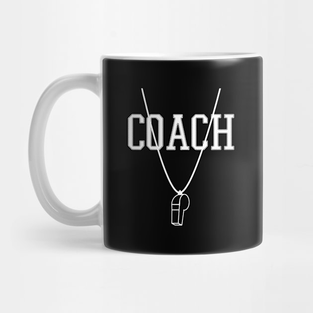 Coach Design With Whistle Teacher Gift by SpaceManSpaceLand